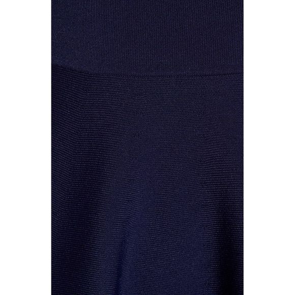 RACHEL PARCELL Navy Puffy Scallop Sweater Dress S - Picture 10 of 12